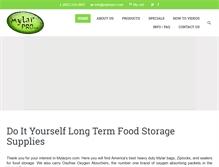 Tablet Screenshot of mylarpro.com